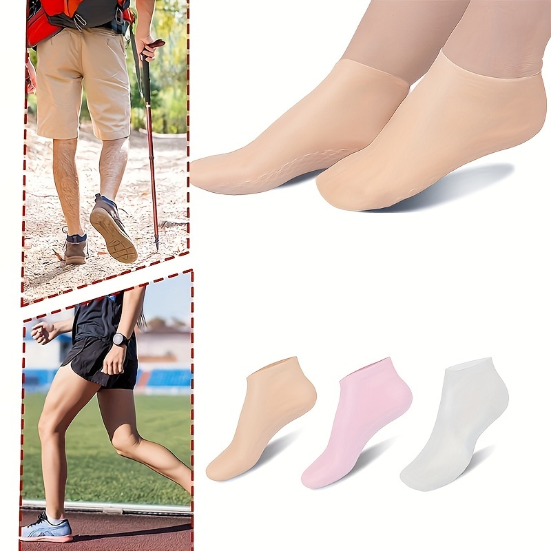 Silicone Moisturizing Foot Sock Long Tube Covers Dry Rough - Temu