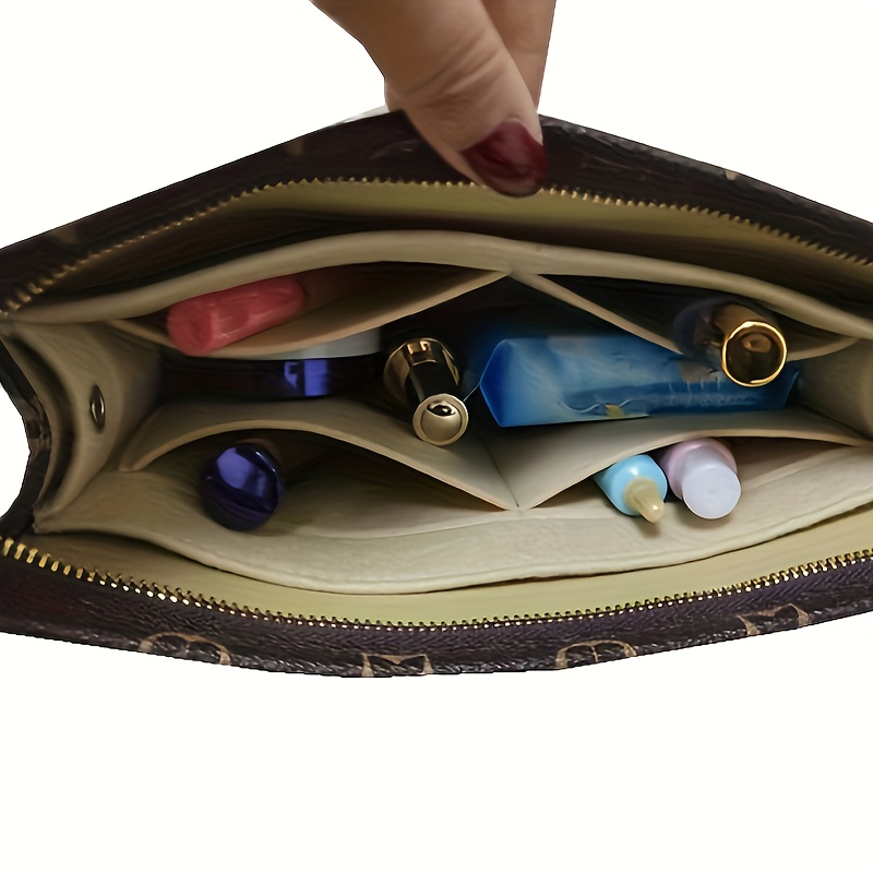 Minimalist Felt Insert Bag, Solid Color Portable Storage Pouch For Shoulder  Bag, Versatile Bag With Multi Pockets - Temu