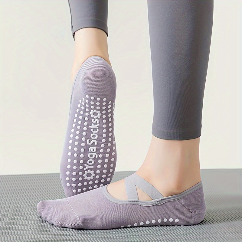 Criss cross Grip Socks Non slip Barre Ballet Pilates Yoga - Temu Canada