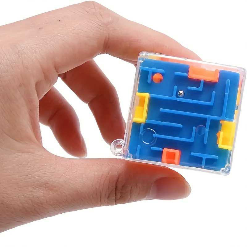 Universal - Cube magique labyrinthe 3D, puzzle transparent à six faces, jeu  de boule roulante - Animaux - Rue du Commerce