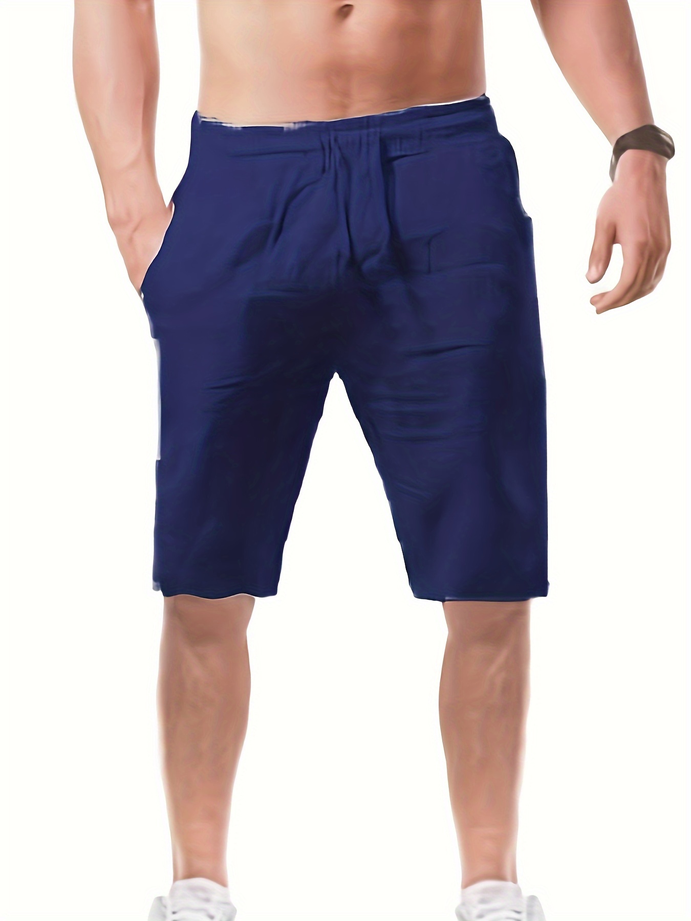Diseño Clásico Chic Algodón Cómodo Shorts Shorts Cintura - Temu