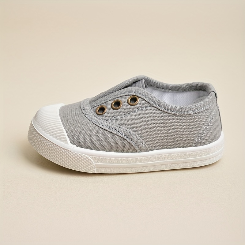 Boys grey canvas hot sale shoes