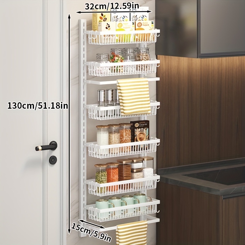 Refrigerator Hanging Storage Rack Holder Large Capacity for Home Kitchen  Fridge 