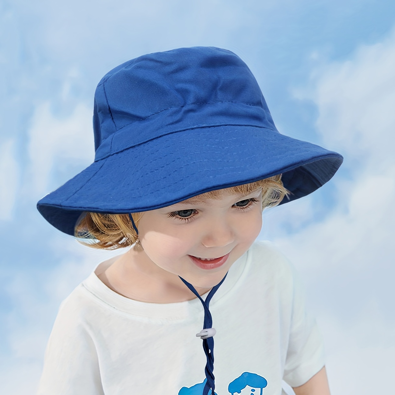 Boys Girls Cute Fisherman's Hat Breathable Drawstrings Wide - Temu United  Kingdom