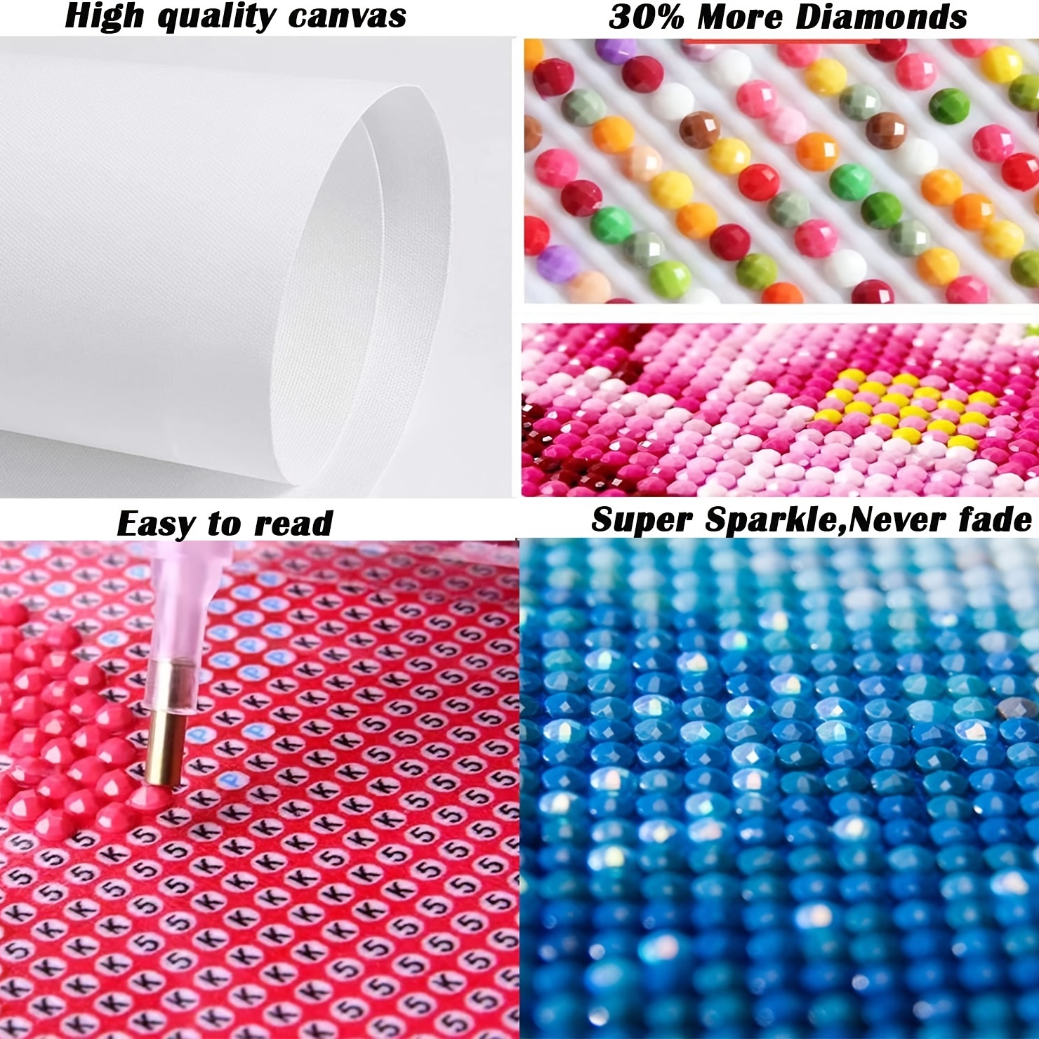 5D DIY Round Beads Diamond Painting for Adults American Flag Full