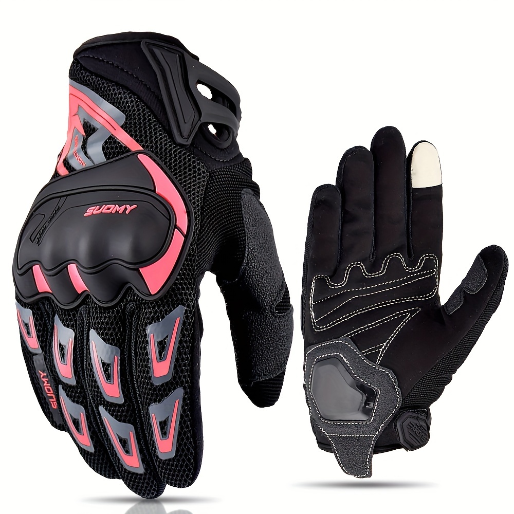 Summer Motorcycle Gloves Men Touch Screen Biker Cycling Moto Protective
