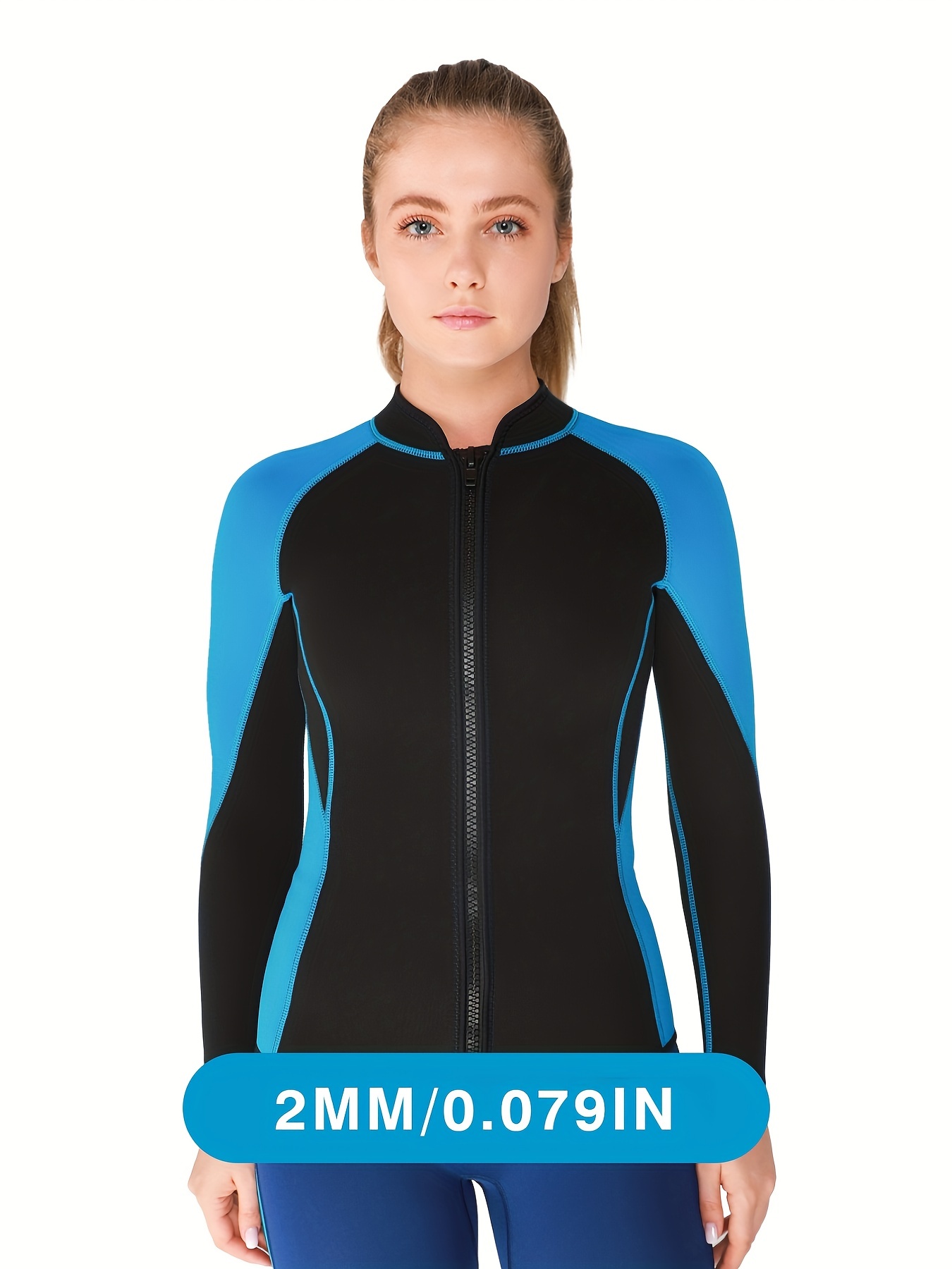 REALON Wetsuit Women Neoprene Wet Suits 3mm Full Body Long Sleeves Swimsuit  For Scuba Diving Swimming Surfing Adult In Cold Water Aerobics