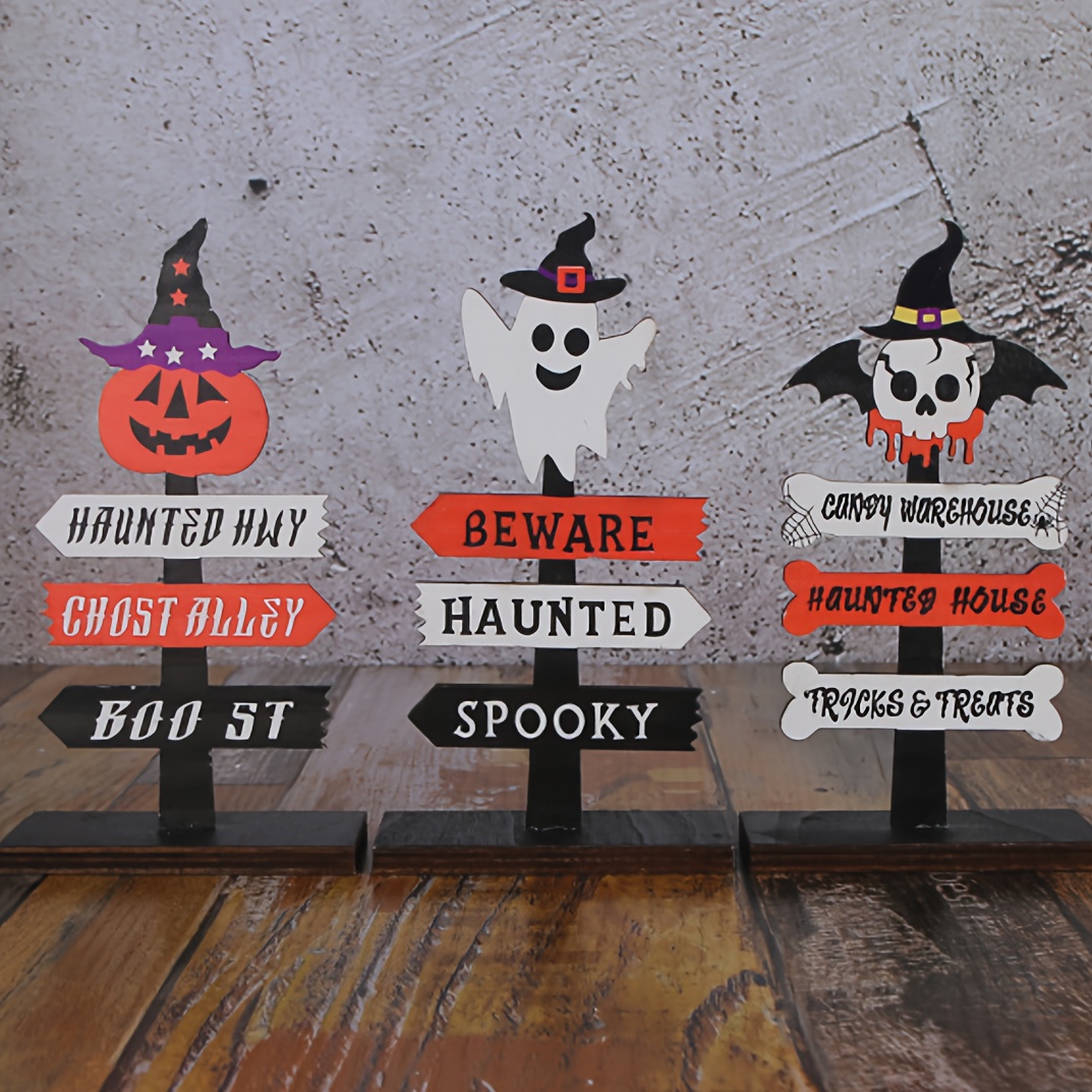 Halloween Table Cards, Party Decorations, Halloween Decorations ...