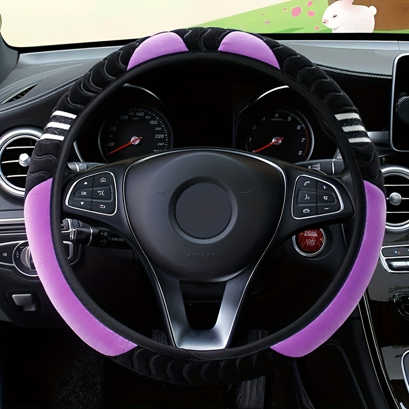 1 Funda Para Volante De Coche Con Estampado De Rosas Rojas (sin Anillo  Interior).