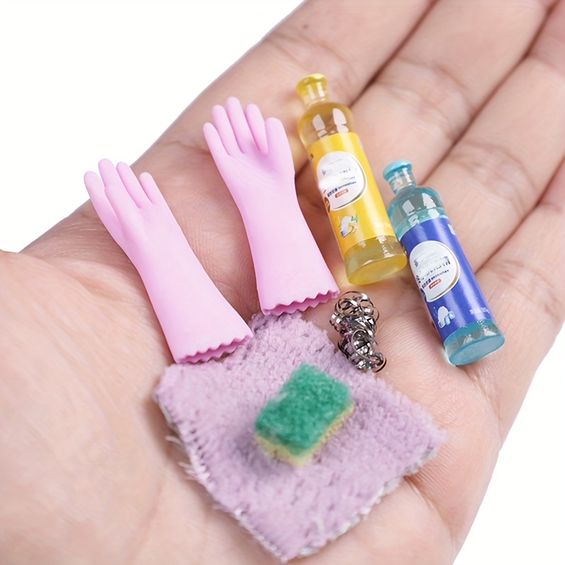 Miniature Kitchen Dish Washing Set