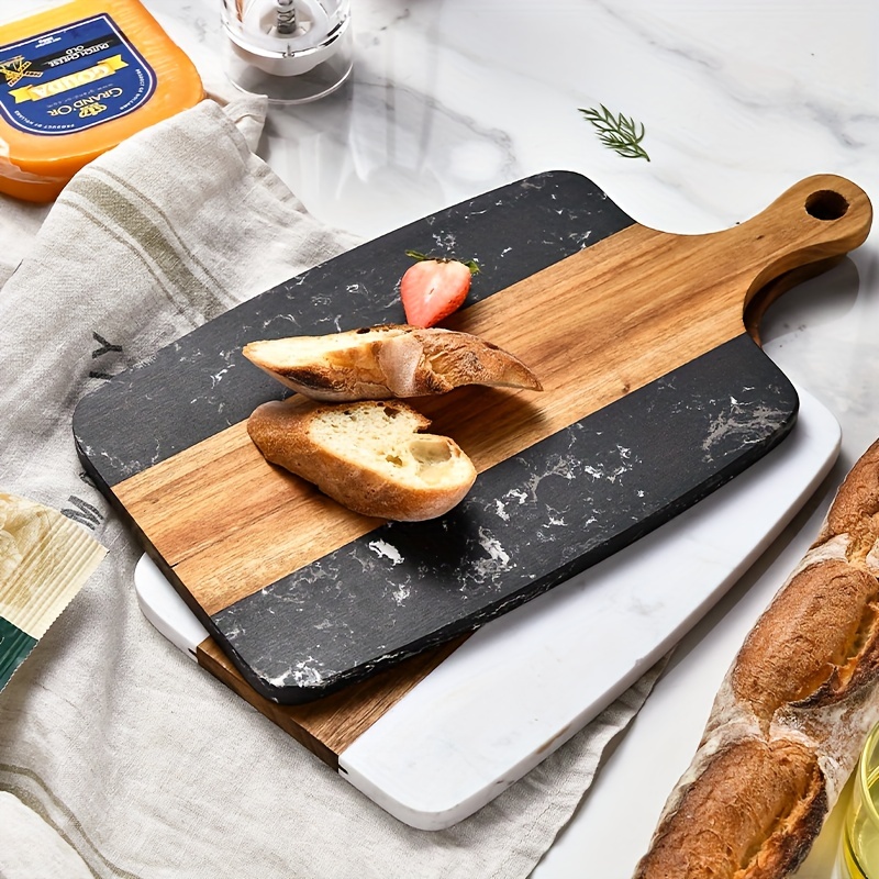 Mitbak Meat Cutting Board - Wooden Chopping Board With a Knife And Tongue &  Built-In Knife Sharpener - Our Wood Charcuterie Board Makes a Beautiful