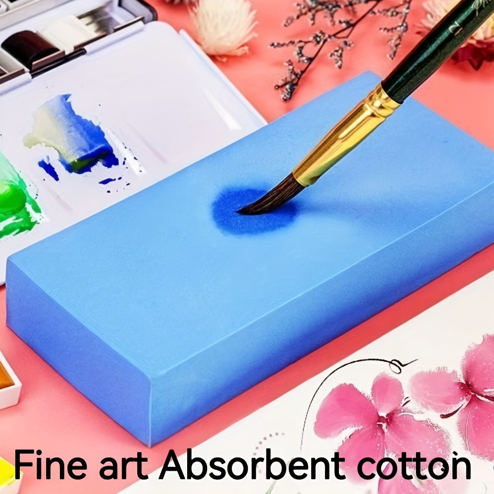 Watercolor Painting Sponge Boxed Moisturizing Special Water - Temu