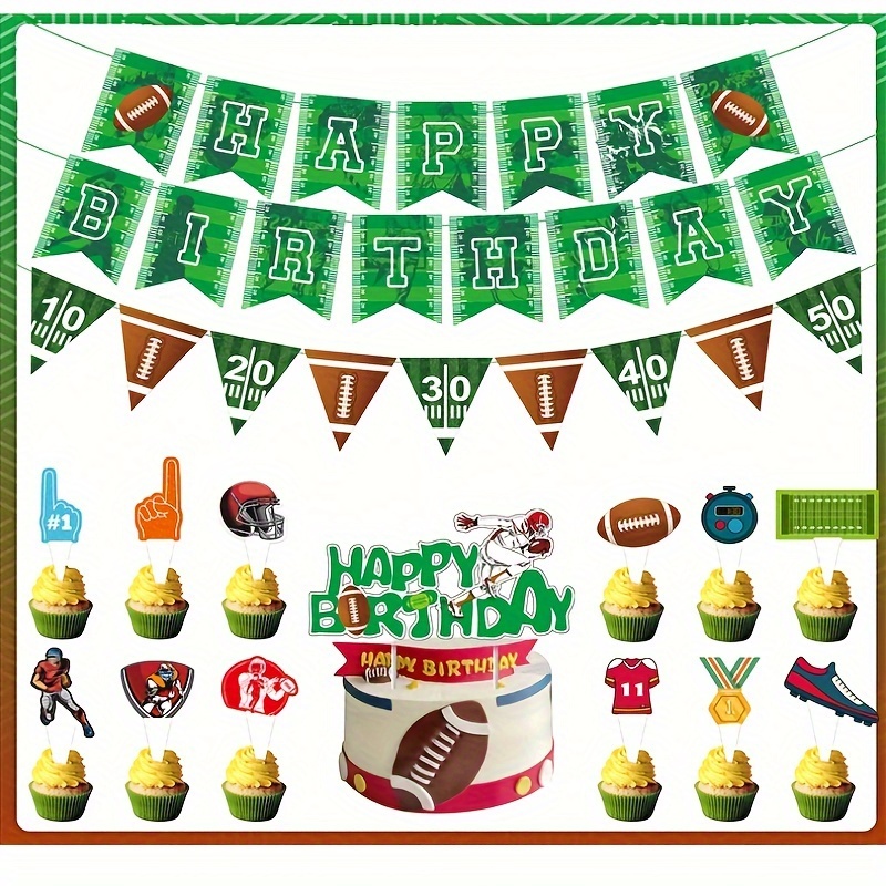 Globos Cumpleaños Niño Fútbol, Decoraciones de Fiesta de Fútbol con Happy  Birthday Bandera de Fútbol Globos Futbol Decoracion Tarta para Fiesta de  Cumpleaños de Niños y Aficionados al Fútbol : : Hogar
