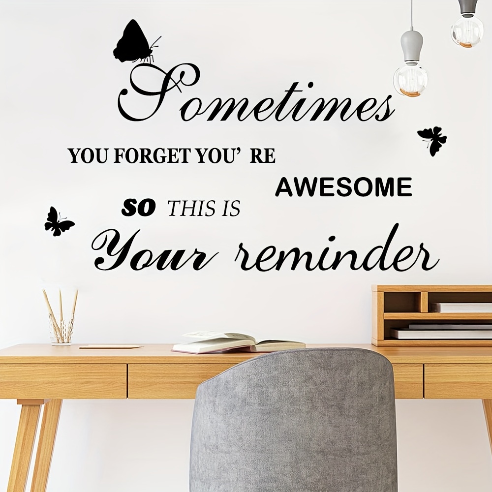 French Quote Wall Sticker, Waterproof Wall Sticker