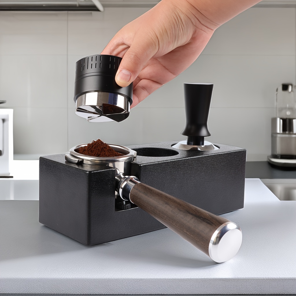 Sabotajes Distribuidor de manipulación de café Prensador de café profundo  ajustable para el hogar (n Ndcxsfigh