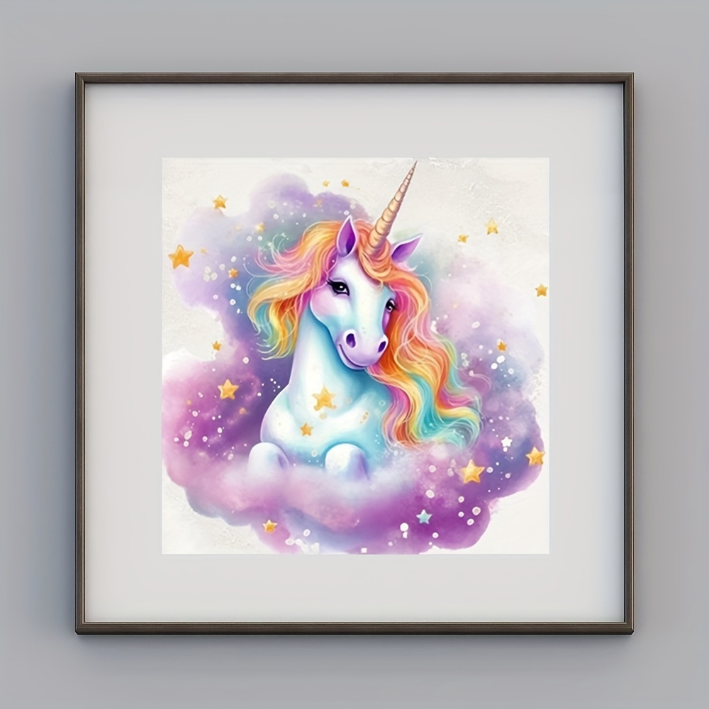 Flowers and Unicorns 5D Diamond Painting 