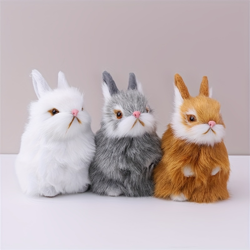 Plush Bunny Stuffed Animals Plush Toys - Toys & Games - Temu Canada