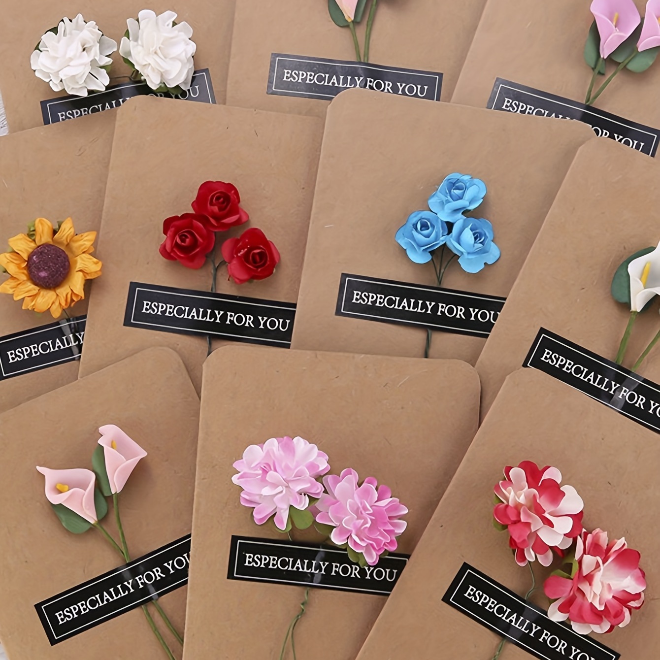 Diy Flowers For Crafts Vintage Dried Flowers For Notebook - Temu