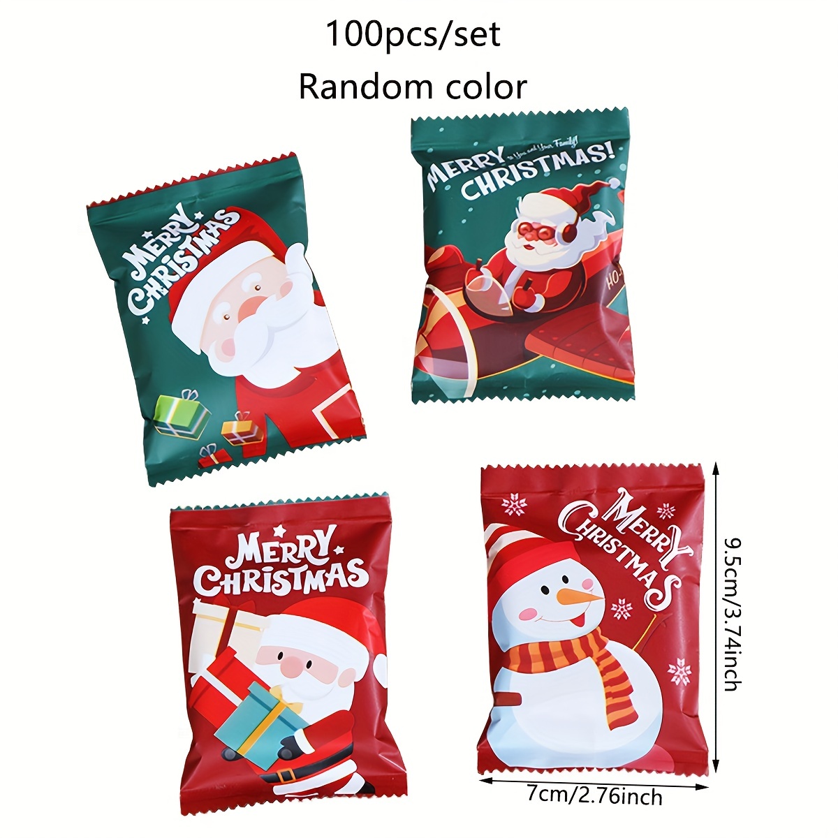 Mixed Color Christmas Aluminum Foil Packaging Bags, Merry Christmas Baking  Candy Bags, Navidad, Food Packaging Bag, Packaging Bag, Baking Shop Supplies,  Baking Supplies, Party Supplies, Holiday Supplies - Temu