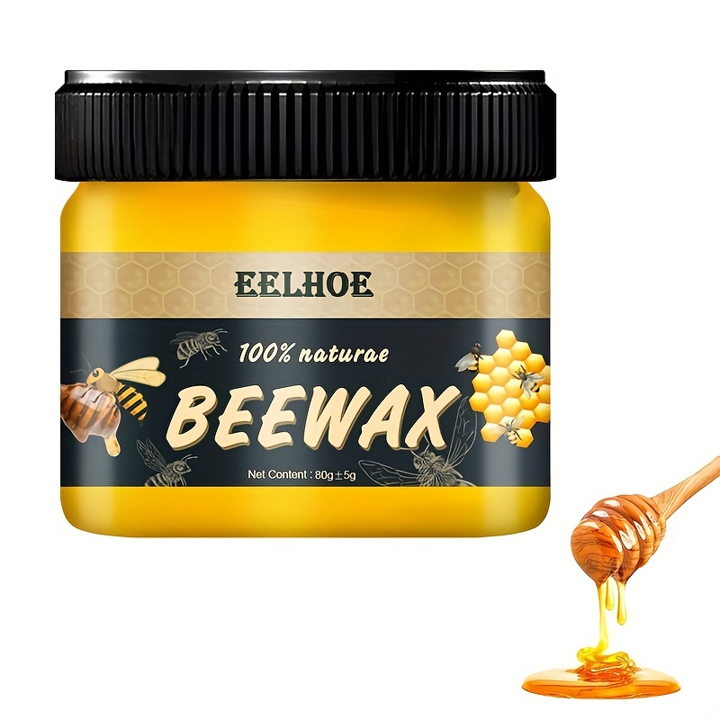 Lamlong Natural Wood Seasoning Beewax Complete Furniture Solution Care  Beeswax (255g/3Pack + 4 Sponge)