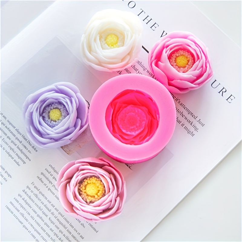 Food Grade Rose Flower Silicone Mold DIY Handmade