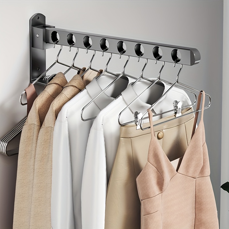 Shoe Drying Rack Punch free Clothes Drying Rack Balcony - Temu