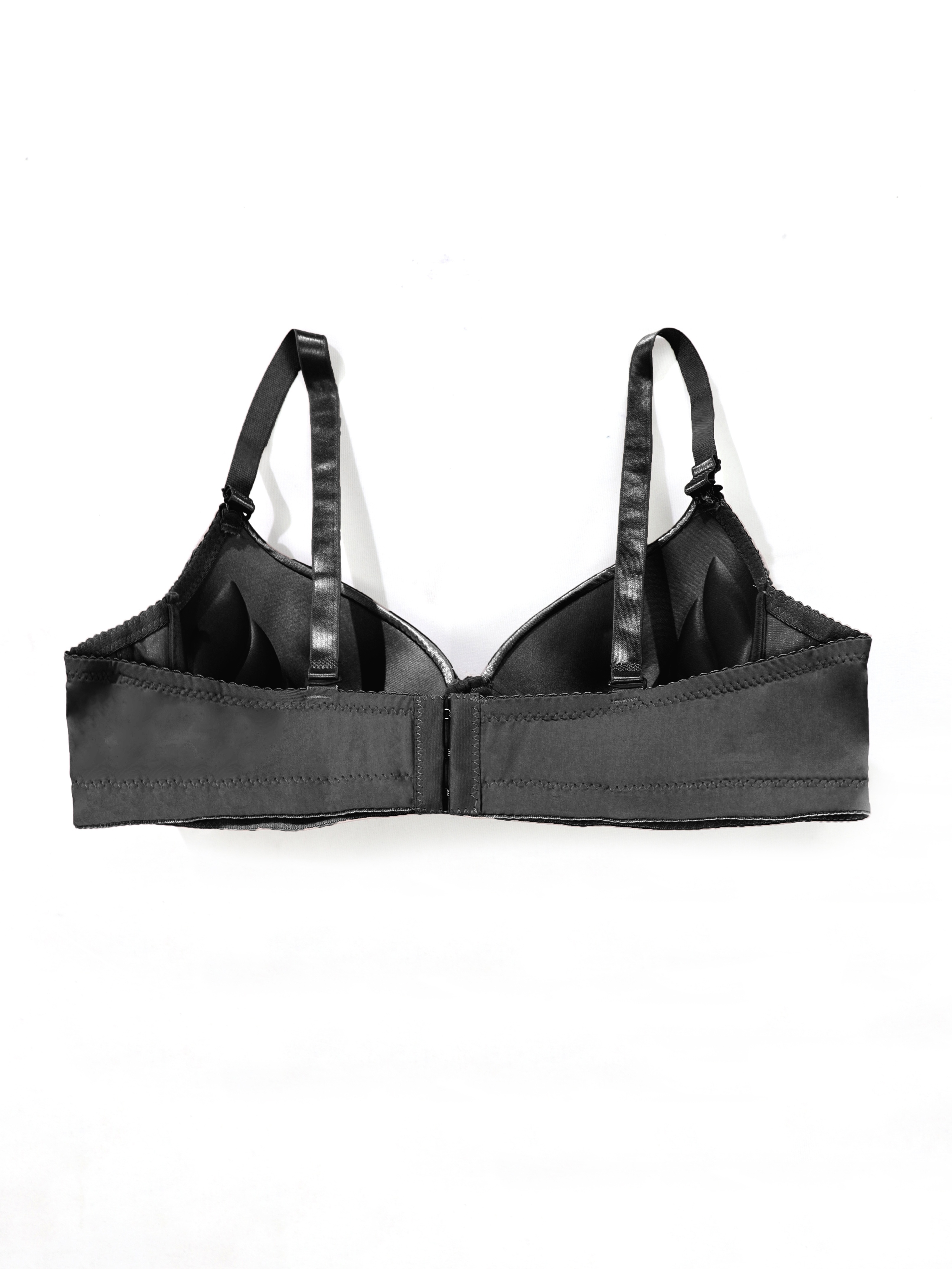 Ombre Bow Tie Push Bra Comfy Breathable Intimates Bra - Temu Canada