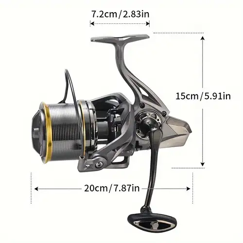 Funpesca Af 5.2:1 Full Metal Spinning Fishing Reel With 13+1bb And