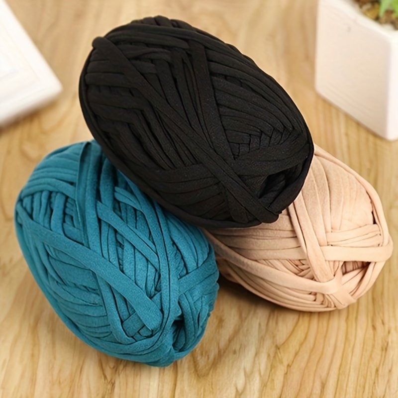 400g/lot 100% Polyester Yarn Weave Crochet Yarn For Woven Mats Diy Storage  Basket Cloth/ Blankets - Yarn - AliExpress