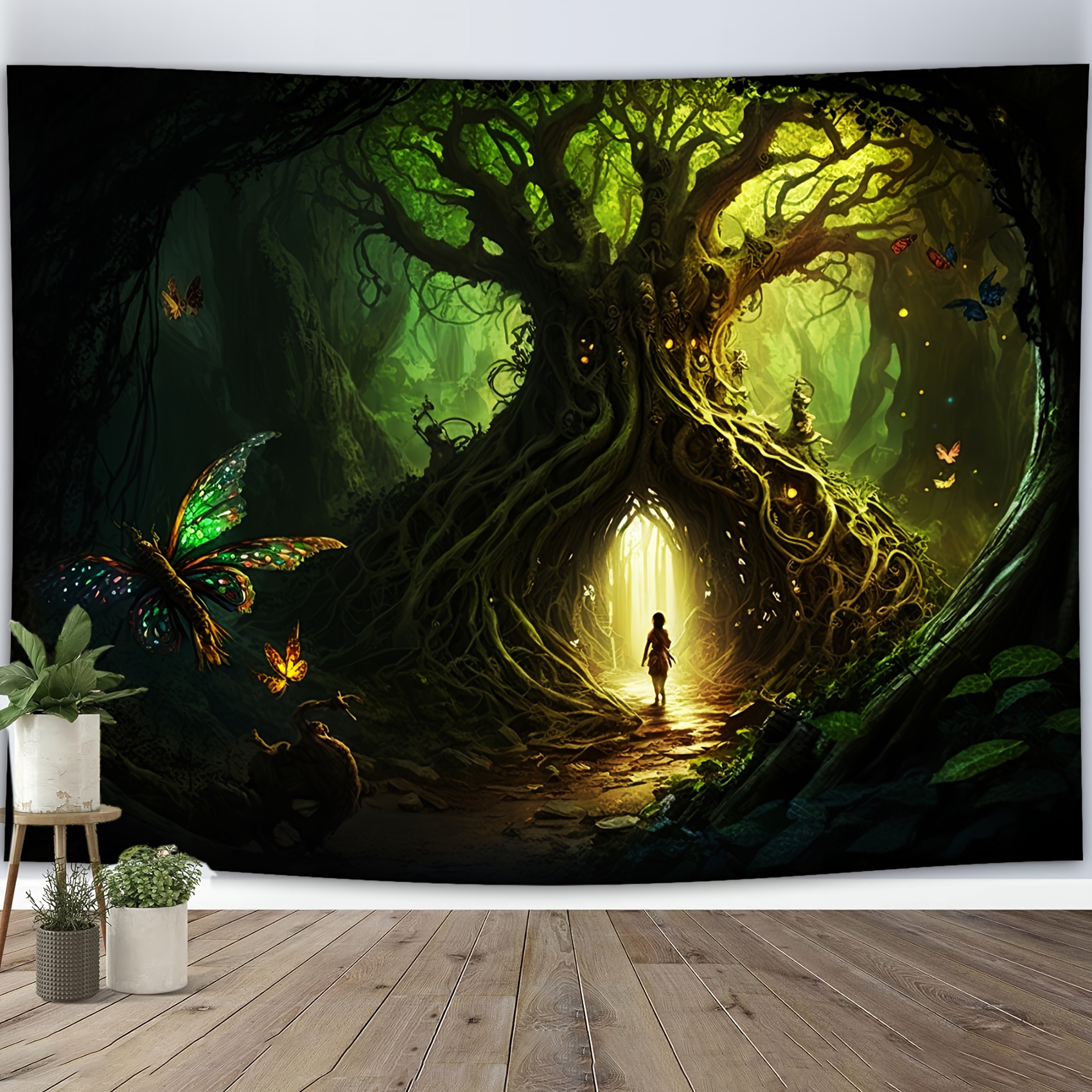 Large Canvas Forest Elf Fantasy Wall Art Prints Home Decor Wall Hangin –  Awaken Art Store
