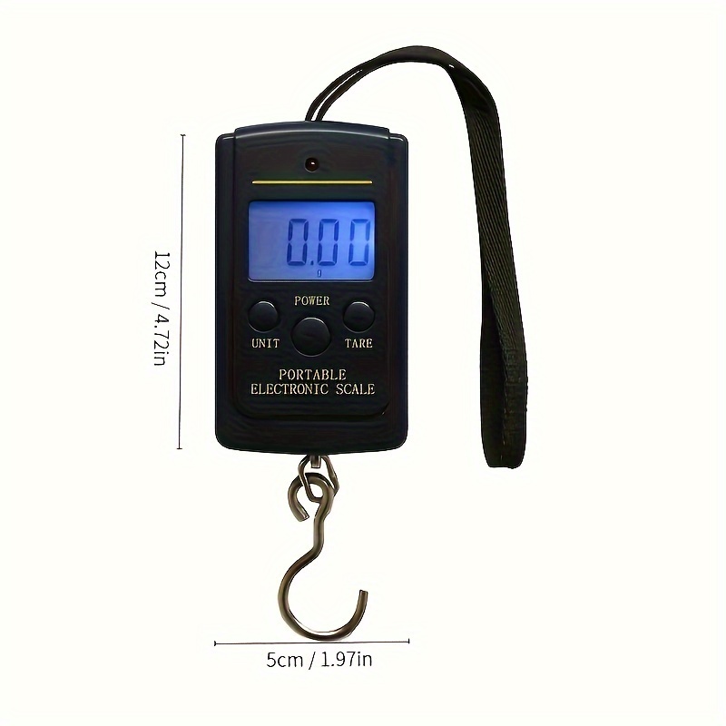 50KG 10g Multifunctional Mini Electronic Hanging Fishing Luggage Balanca  Digital Handy Pocket Weight Hook Scale with Ruler