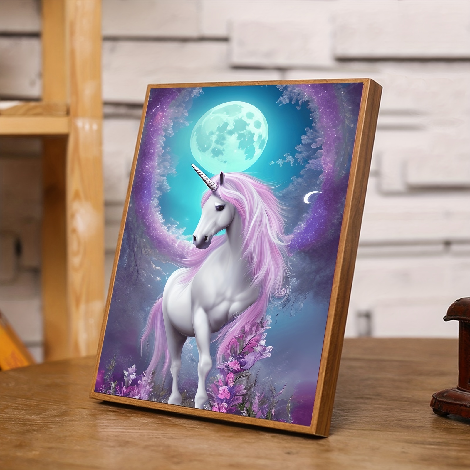 Horse Artificial Diamond Painting Kits 5d Animal Diy Diamond - Temu