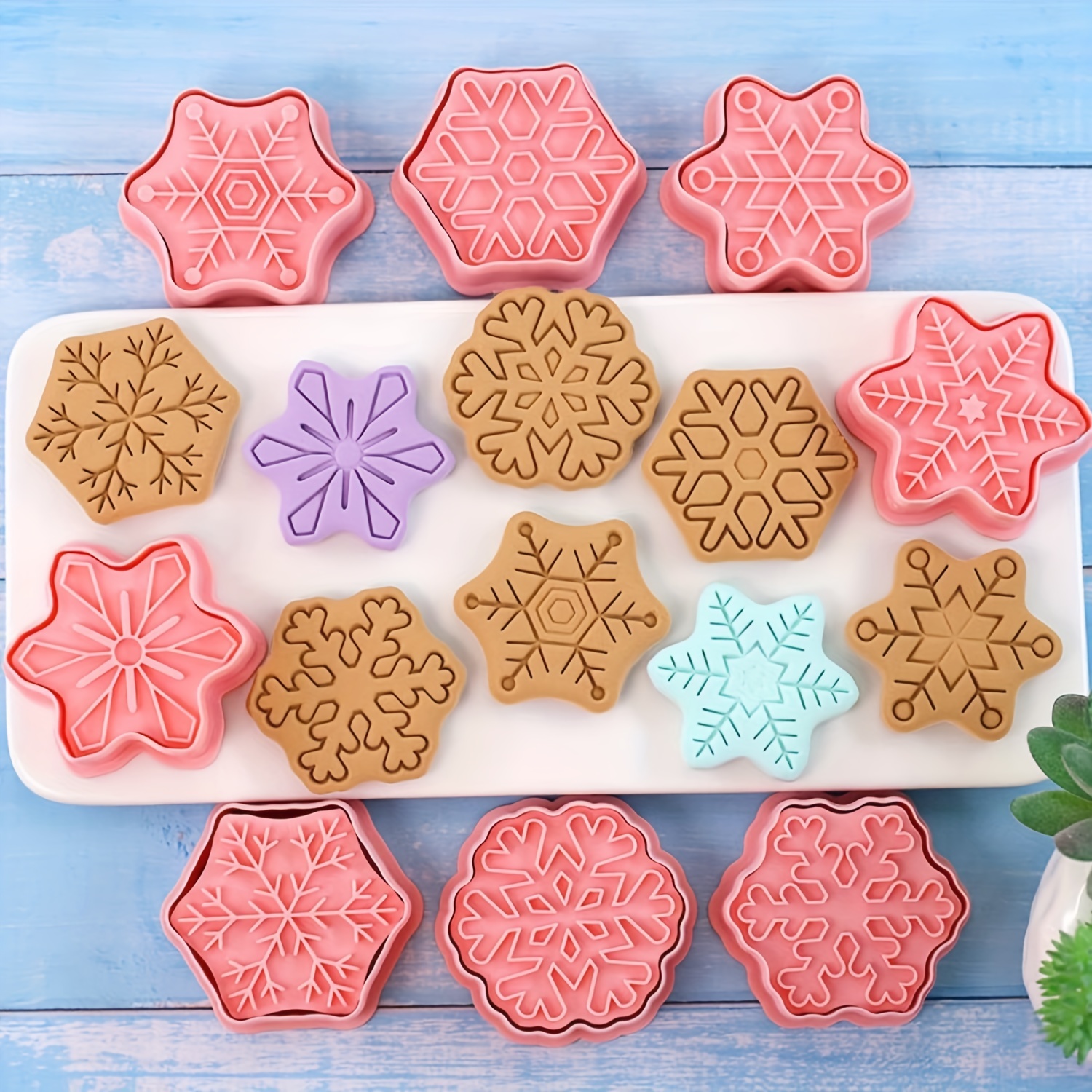 Plastic 2024 cookie stamps