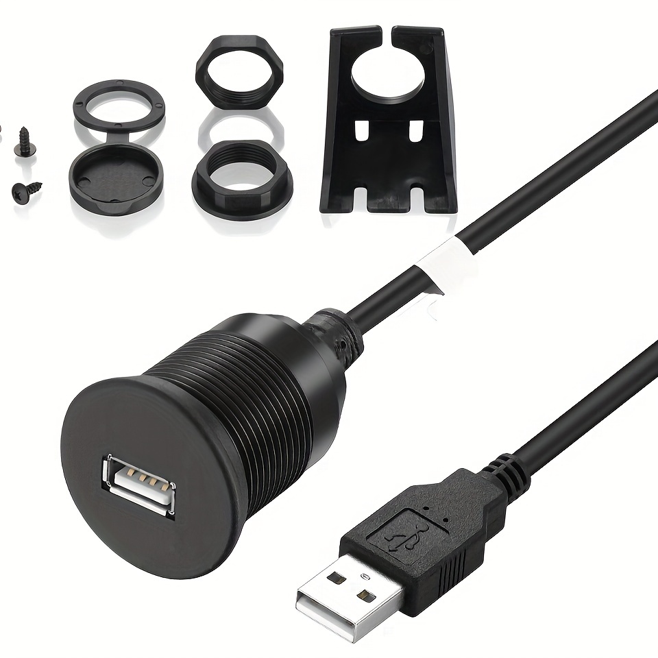 Schwarz 2 5 mm 4-polig Auto DVR Armaturenbrett Kamera Kabel Verlängerung  für