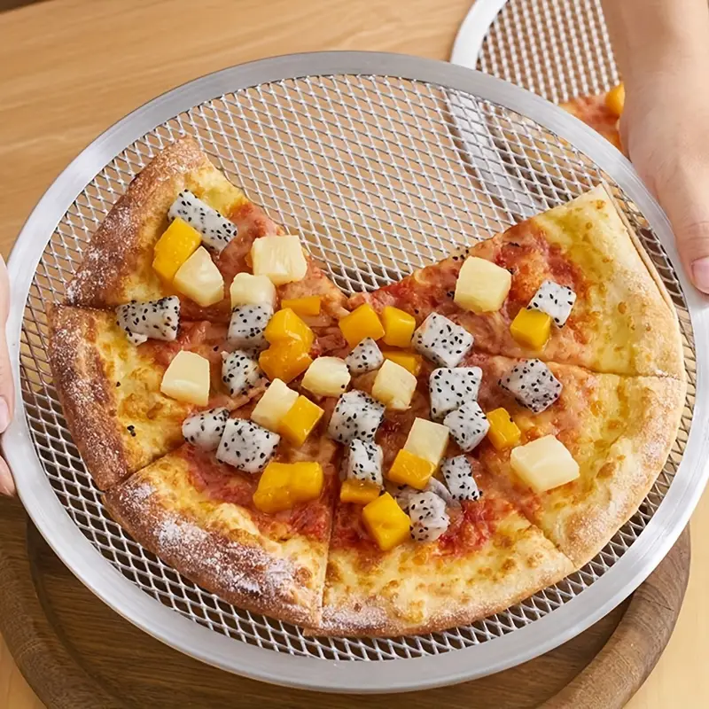 1 Pezzo Teglia Pizza Rete In Alluminio Pizza Teglia Forno - Temu Switzerland