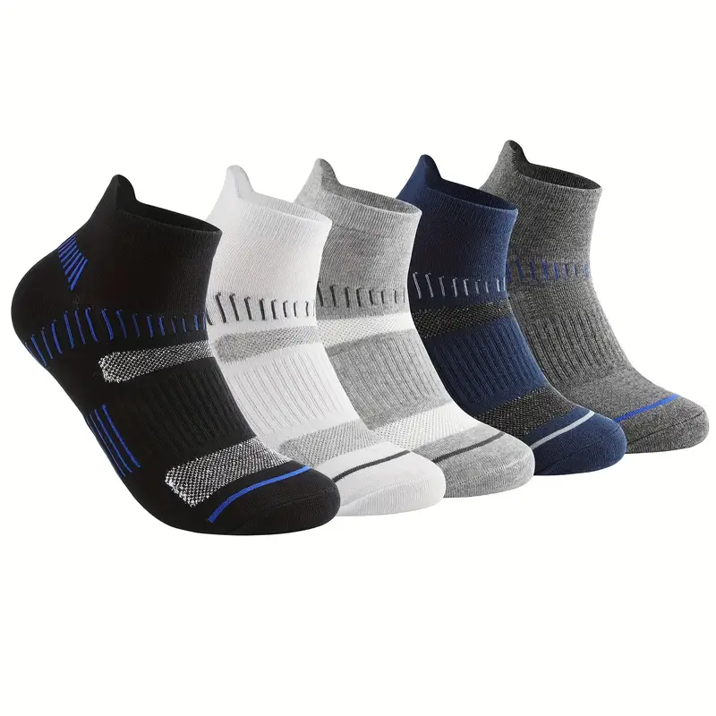 Men's Ankle Socks Sports Socks Cotton Cushioned Breathable - Temu ...