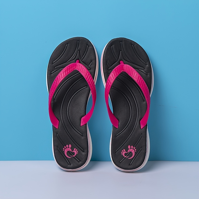 Women's Soft sole Flat Flip Flops Non slip Wear resistant - Temu Canada