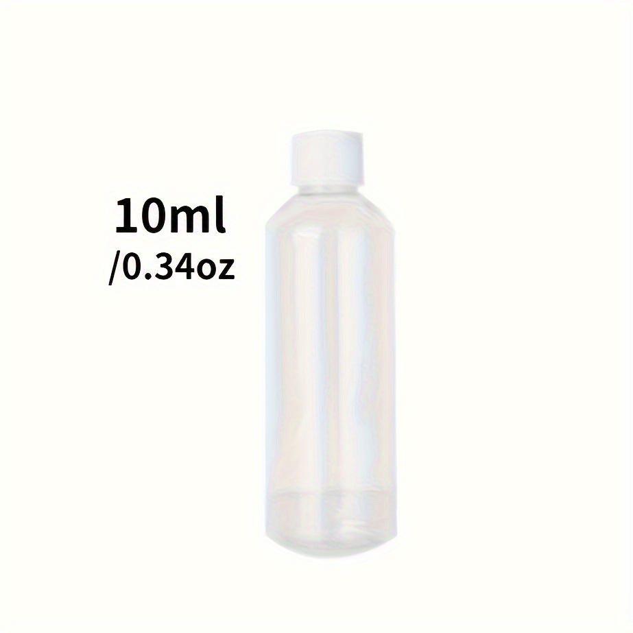 10 pezzi 100ml bottiglie da viaggio trasparenti vuote trasparenti Flip Cap  Bottiglie di plastica