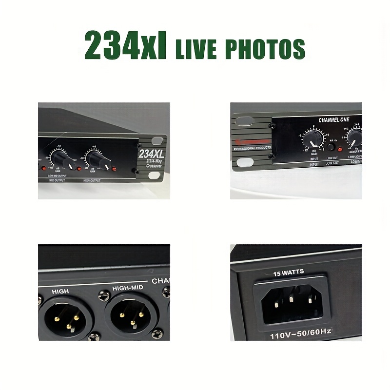 234xl Périphériques Audio Professionnels Stéréo 2/3 Voies, Mono 4 Voies  234xl Pour Crossovers Électroniques Et Xlr - Instruments De Musique - Temu  Canada