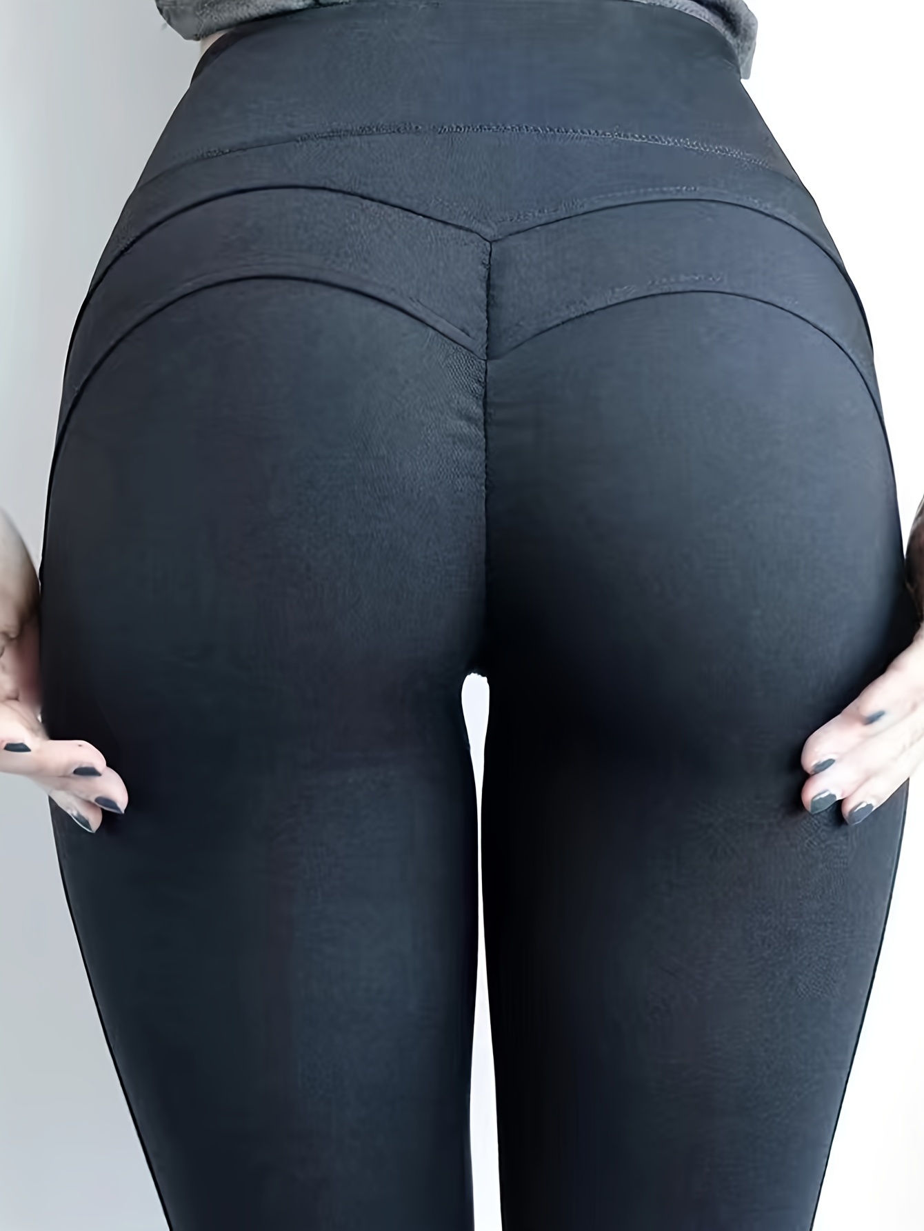 Women Fast Drying Black Fitness Pants Plus Size Leggings