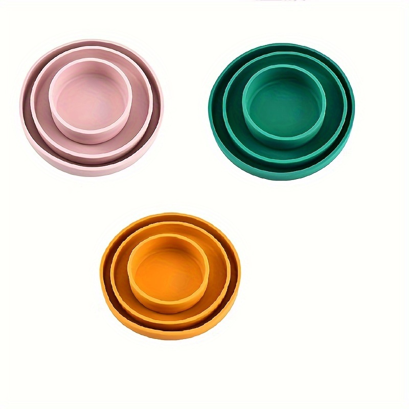 Mini Silicone Bowl Set of 3