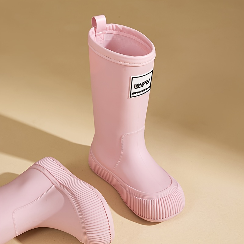 Women's High Water Boots Outer Wear Work Shoes Long Boots Waterproof