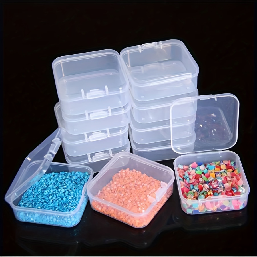  Blulu Clear Plastic Bead Storage Containers Set with