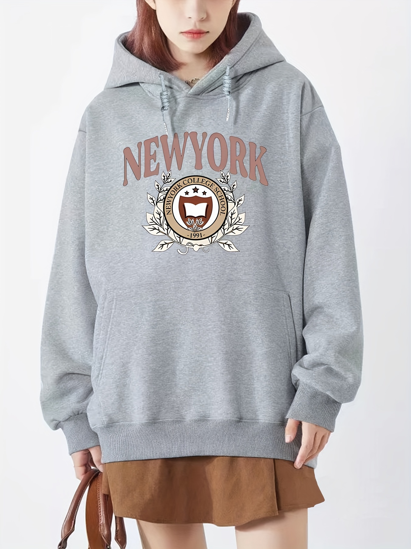 Buy New York Hoodie: New York Hooded Sweatshirt / College Style