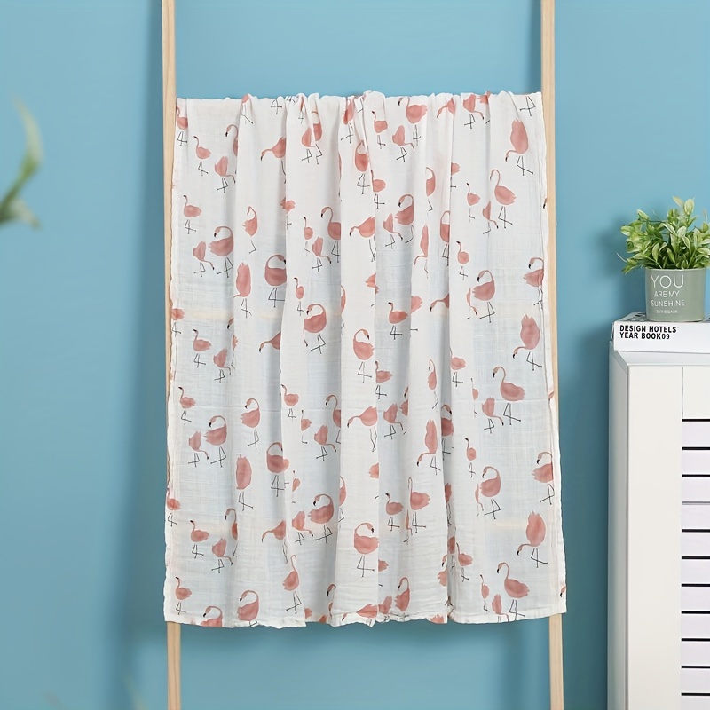 Newborn Cotton Cartoon Print Blanket, Soft & Skin-Friendly