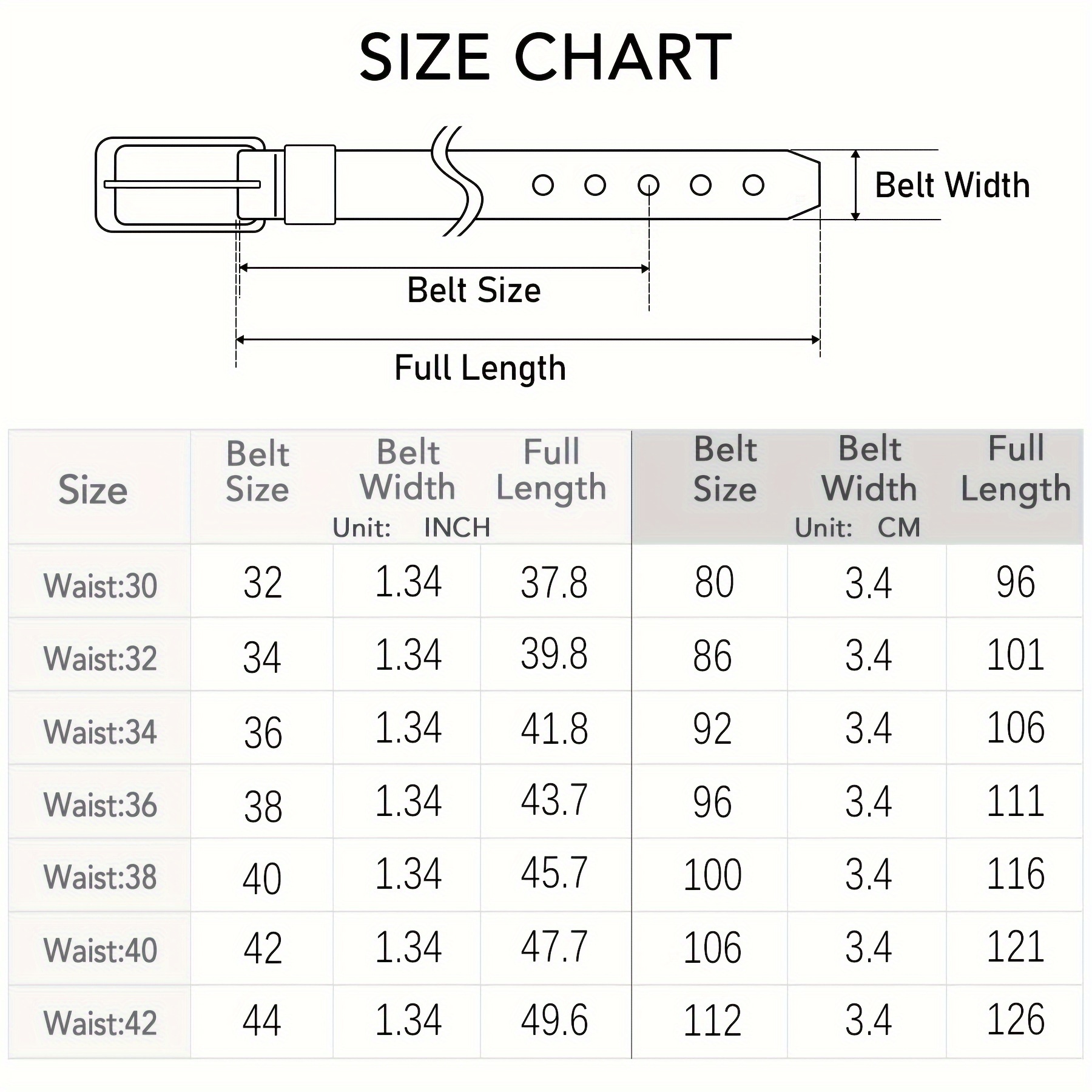 Men's Genuine Leather Dress Belt Fashion & Classic Casual Belts With Single  Prong Buckle For Jeans Pants Work And Business Gifts For Dad Husband 