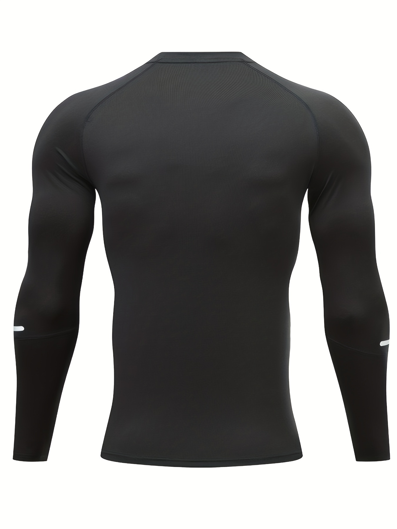  Men's Compression Shirts Long Sleeve High Neck Athletic Workout  Slim Tops Gym Undershirts Active Sports BaselayersA Black : Sports &  Outdoors