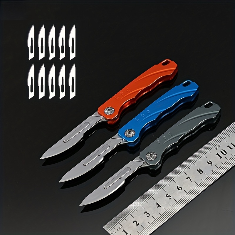 Folding Knife Set Sharp Paper Cutter Utility Knife Portable - Temu