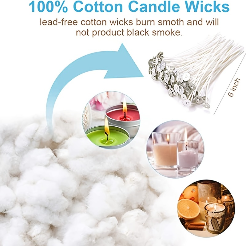 Candle Wicks Cotton Candle Wicks For Handcrafting Handmade - Temu