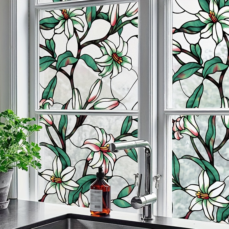 Pellicola per finestra Privacy non adesiva Benvenuto Pino Decorativo  Frosted Statico Adesivo per Finestra per Home Office 60 x 120 cm :  : Casa e cucina